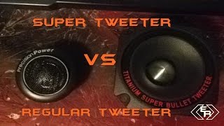 SUPER TWEETER VS REGULAR TWEETER | Size Comparison