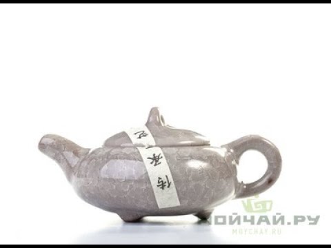 Teapot # 3923, ceramic/ glaze «ice crack», 150 ml.