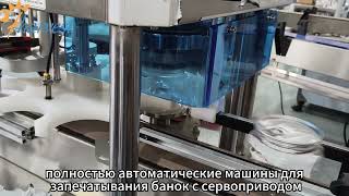 Различные характеристики машиныдлязапечатыванияпластиковых банок,сервоприводнаязапечатывающая машина