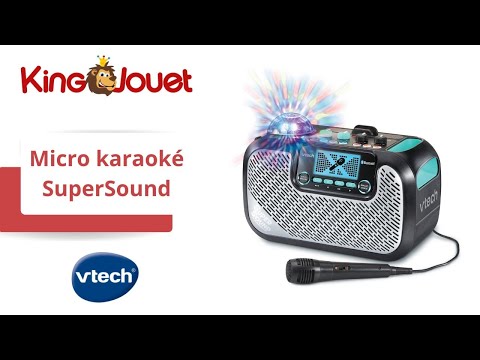 Micro karaoké SuperSound VTech : King Jouet, Micros et karaoké VTech - Jeux  électroniques