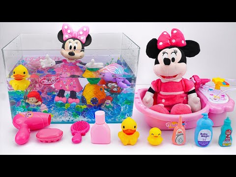 Satisfying with Unboxing Disney Minnie Mouse Mermaid Aquarium Playset | Review Toys ASMR