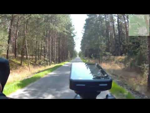 Stary szlak kolejowy cz.2, Trasa rowerowa Złociniec (Wierzchowo) - Wałcz [timelapse]