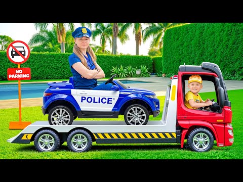 Oliver Tow Truck Driver and Police Officer