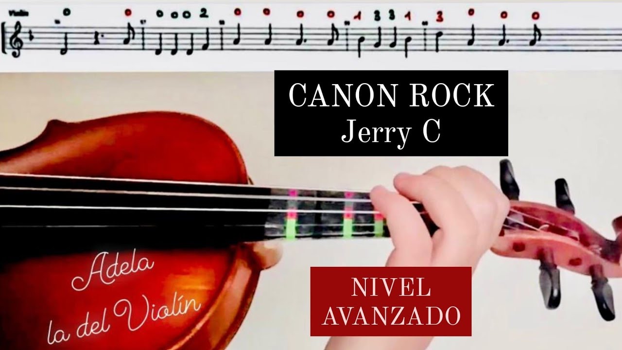 CANON ROCK ( PARTITURA VIOLÍN + AUDIO) JERRY C