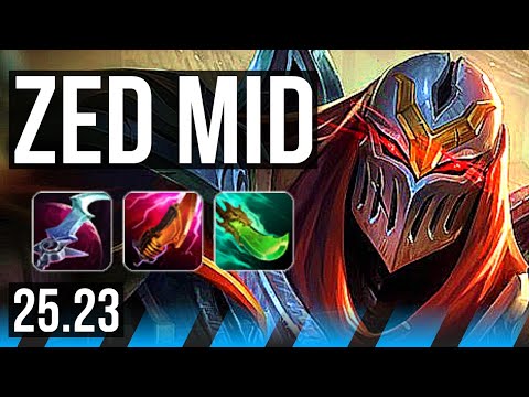 ZED vs KATARINA (MID) | 25/0/8 | NA Master | 25.23
