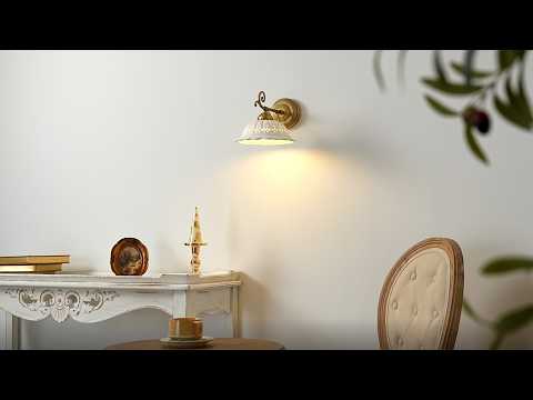 Anteprima video lampada da parete Anita