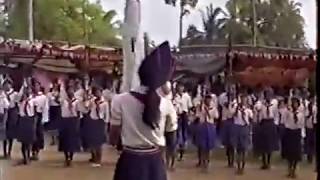 National Anthem of the State of Cambodia (1989-1992) [Flag Raising]