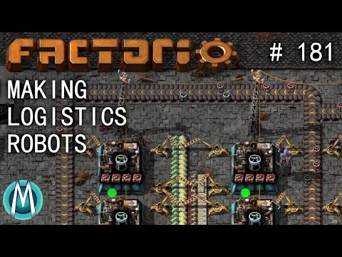 [Factorio 1.1 4K] Angel/Bobs Ep 181: Making Logistics Robots