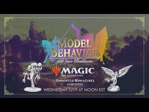 Model Behavior: Unboxing MAGIC THE GATHERING UNPAINTED MINIATURES