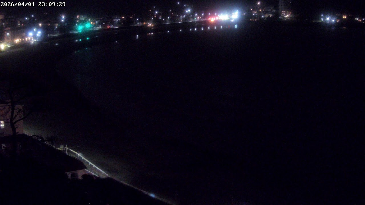 【逗子海岸ライブカメラ1】🌴海岸線：🎥by HviewCam