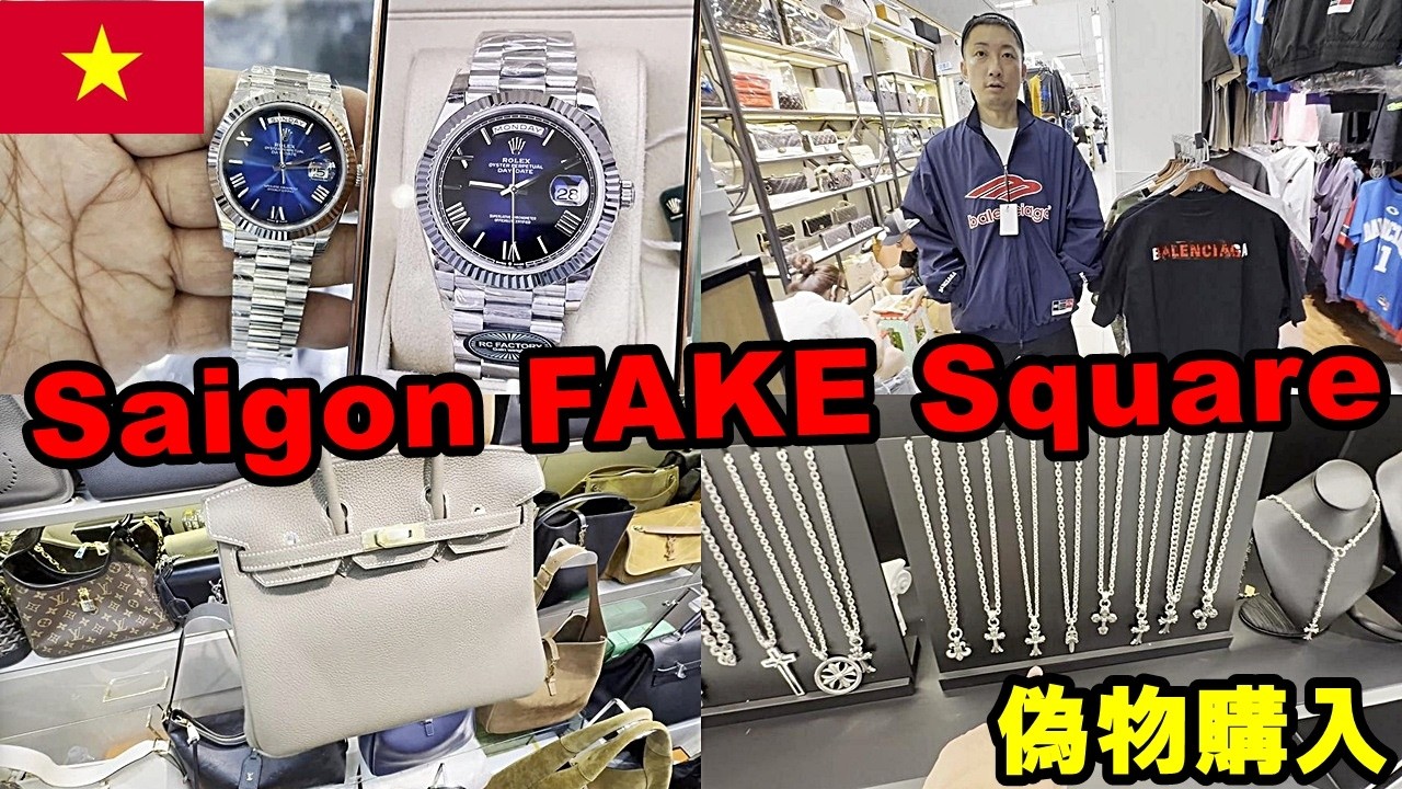 ROLEX バレンシアガ HERMES ホーチミン最大FAKE MALL【サイゴンスクエア】はハイクオリティ偽物天国inベトナム