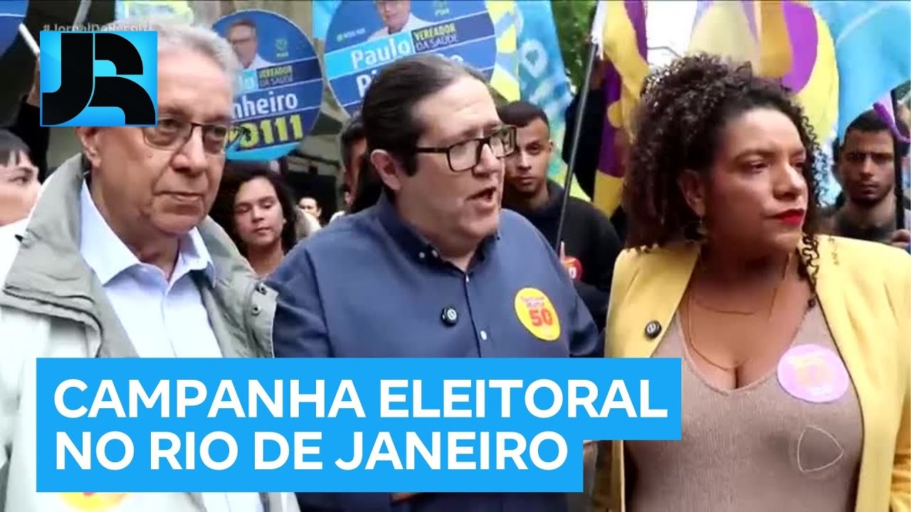 Confira como foi o dia de campanha dos candidatos à Prefeitura do Rio de Janeiro