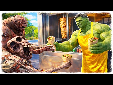 ХАЛК ШАУРМА САТЫП МОНСТРЛАРДЫ КЕЗДЕСТІРДІ ☀ РОБЛОКС ☀ ГТА 5 ҚАЗАҚША