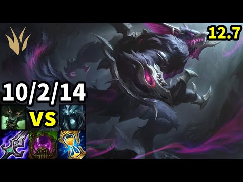 Warwick Jungle vs Karthus - KR Master | Patch 12.7