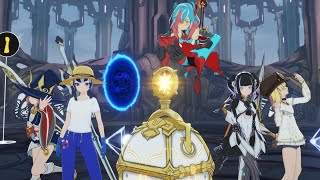 激闘！虚空の浮島・神竜の枷(骸)ハード　5人クリア！ ビートパフォーマー　狂音視点【Blue Protocol: Star Resonance】