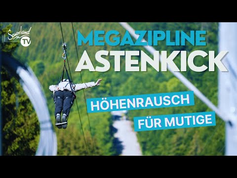 Megazipline Astenkick - Der absolute Kick in der Luft in Altastenberg
