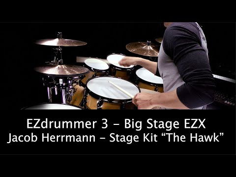 Superior Drummer 3 w/ E-Drums | Big Stage EZX - Jacob Herrmann - Stage Kit “The Hawk” | Luke Oswald