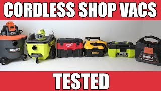 Best Cordless Wet Dry Vacuum For Cars - Ryobi vs Ridgid vs D