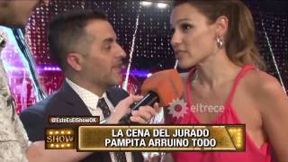 La cena del jurado: Pampita arruinó todo