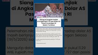 Siang Ini Rupiah Anjlok ke Rp17.727 per Dolar AS, Pasar Keuangan RI Tertekan Makin Dalam Lagi