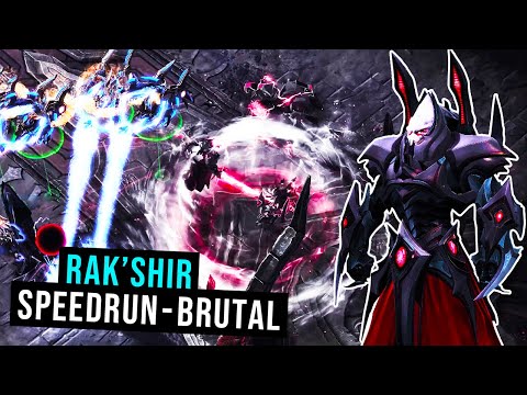 StarCraft 2 LotV Speedrun - Mission 16: Rak'Shir (Brutal)