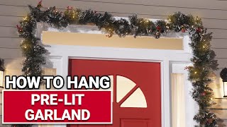 How To Hang Pre-Lit Garland - Ace Hardware