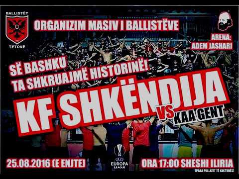 Shkendija vs Gent - Organizimi masiv i Ballisteve