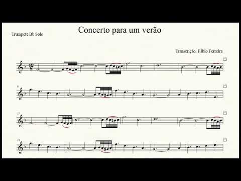 Concerto para um Verão - Partitura - Trompete