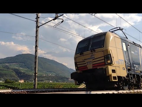 Super decelerazione della Vectron Gold 193.777 treno merci