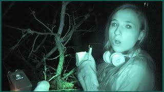 Visiting Scary Haunted Woods at Night - We Freaked Out Running Away