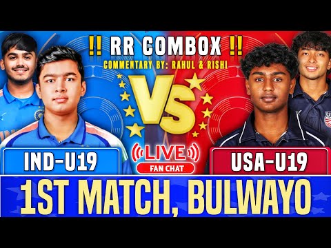USA U19 vs India U19, 1st Match | ICC Under 19 World Cup 2026 - Live Cricket Score & Commentary |