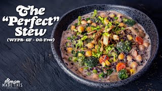 The BEST WFPB Comfort Food - Hearty Chickpea and Rice Stew - The "Perfect" Soup (GF - Oil-Free)