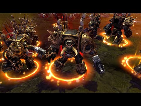 Black Legion and Shadow Corps vs Blood Ravens - Codex Mod - Warhammer 40K Dawn Of War 2 Retribution