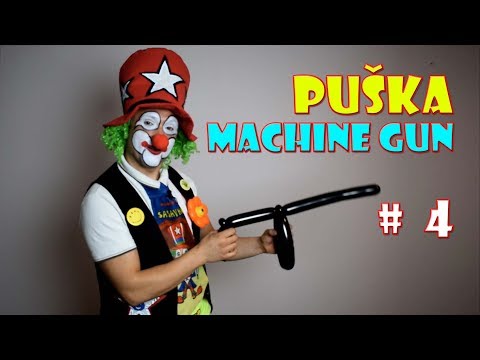 MITRALJEZ (puška) od jednog balona - Modeliranje balona #4