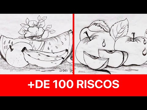 Apostila de Pintura em Tecido 100+ Riscos de Flores