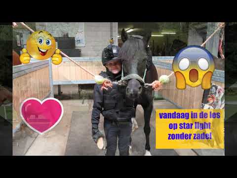 Zonder zadel in de les met star light bij Holzik stables. lindsey´s paardenwereld.