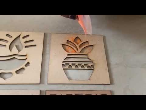 Wooden Rangoli Stencil