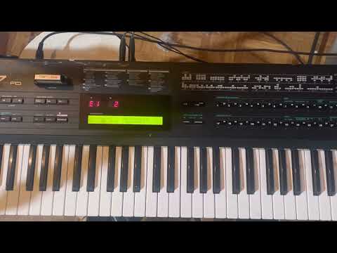 售Yamaha DX7IIFD  demo 影片