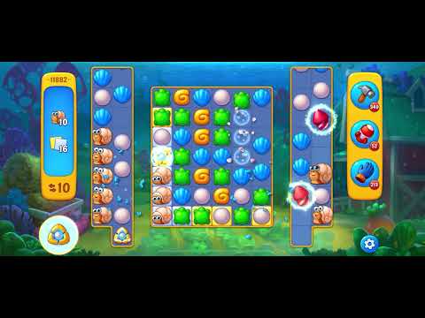 Fishdom level 11882 no boosters フィッシュダム ノーマル