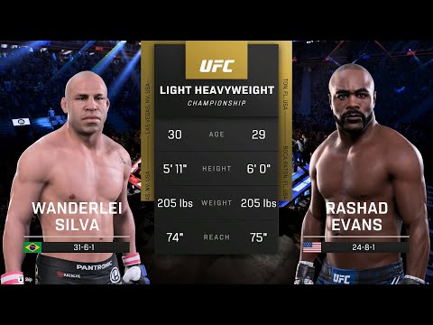 Rashad Evans vs Thiago Silva full fight