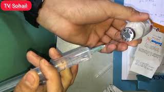 How to load any antibiotics injection | TV Sohail