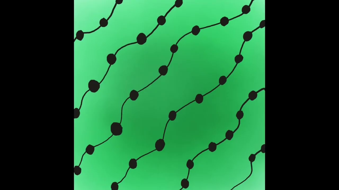 Circles lines diagonal doodle