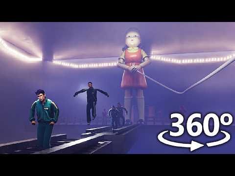 Squid Game ROPE JUMP in 360° | VR / 4K