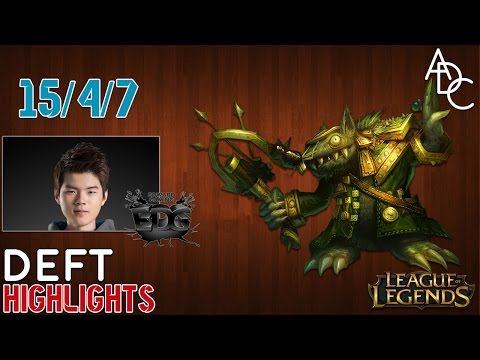 EDG Deft - twitch AD Carry Highlights - League of Legends #6
