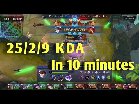 25 KILLS IN 10 MINUTES| Top global gusion