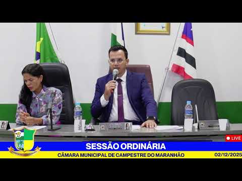 Sessão Ordinária da Câmara Municipal de Campestre do Maranhão - 02/12/2025