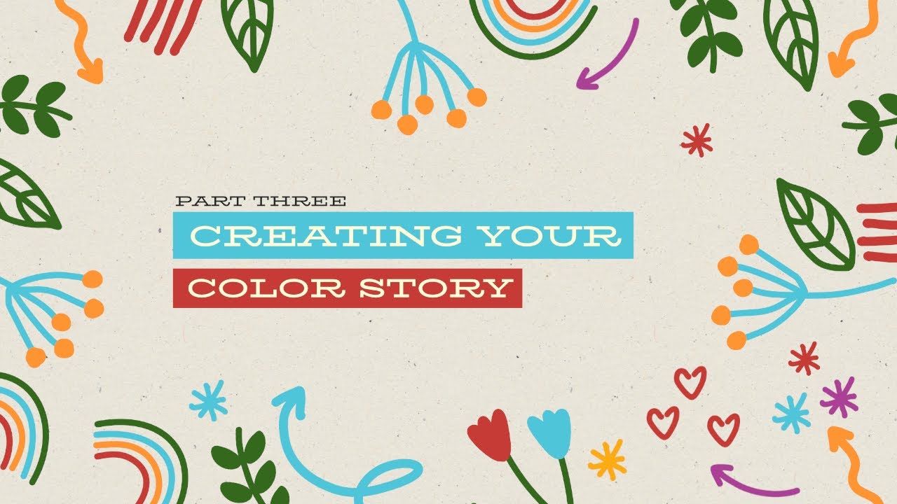 Skillshare Course Teaser - Color Theory, Color Stories + Creating Palettes in Surface Pattern Design