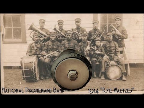 "Rye Waltzes" ~ Natl. Promenade Band - 1914 Blue Amberol Record (Edison Amberola 30 Phonograph)