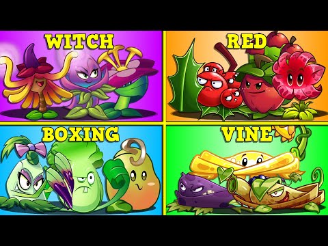 Random 4 Team Plants Battlez - Who Will Win? - PvZ 2 Teams Plant vs Team Plants