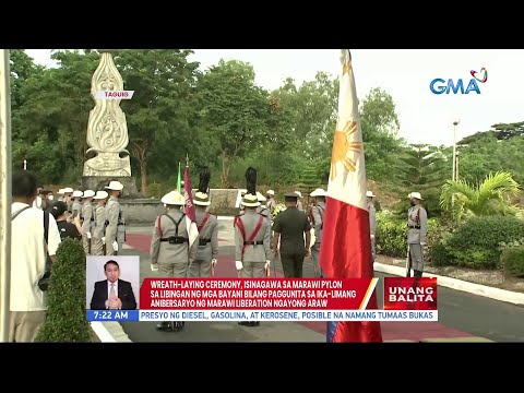Wreath-Laying Ceremony, isinagawa sa Marawi Pylon sa Libingan ng mga Bayani bilang paggunita... | UB